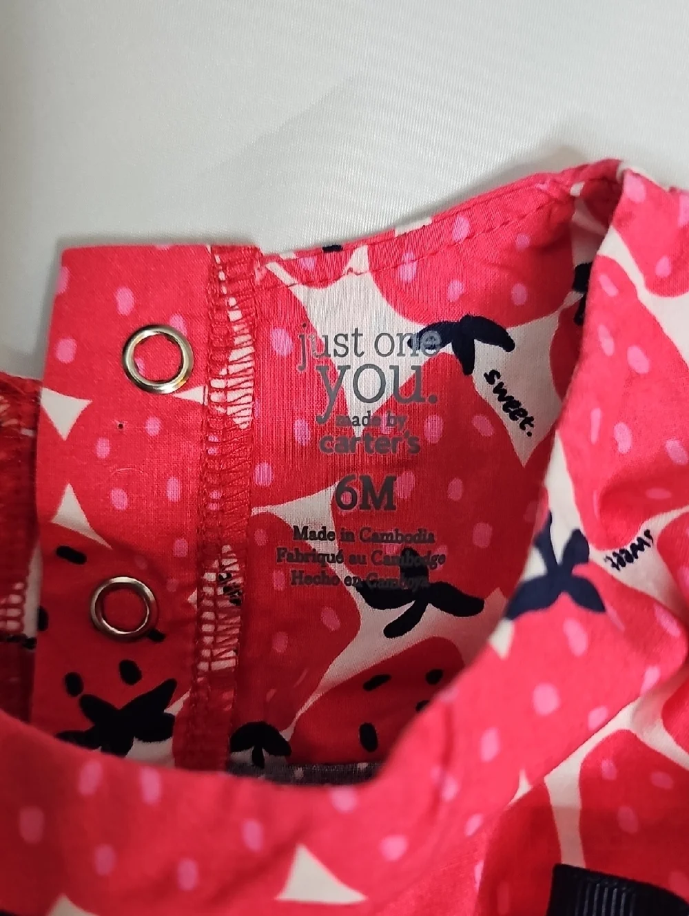Carters adorable strawberry